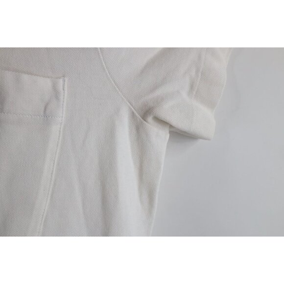 Figs Tailored Scrubs Womens Medium Distressed Short Sleeve Nurse Desk Polo Shirt - Picture 11 of 15